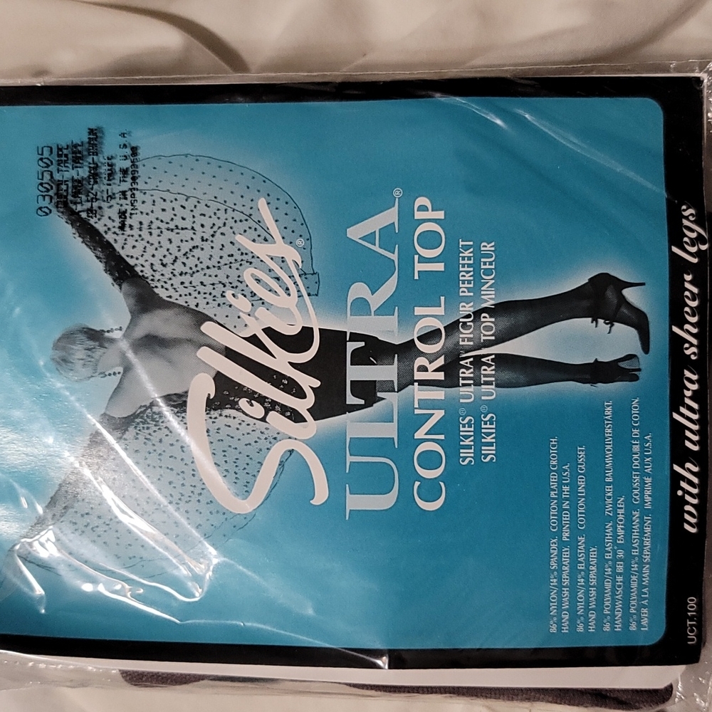 Women Silkies‎ Ultra Control Top Queen XLARGE Taupe pantyhose 030505